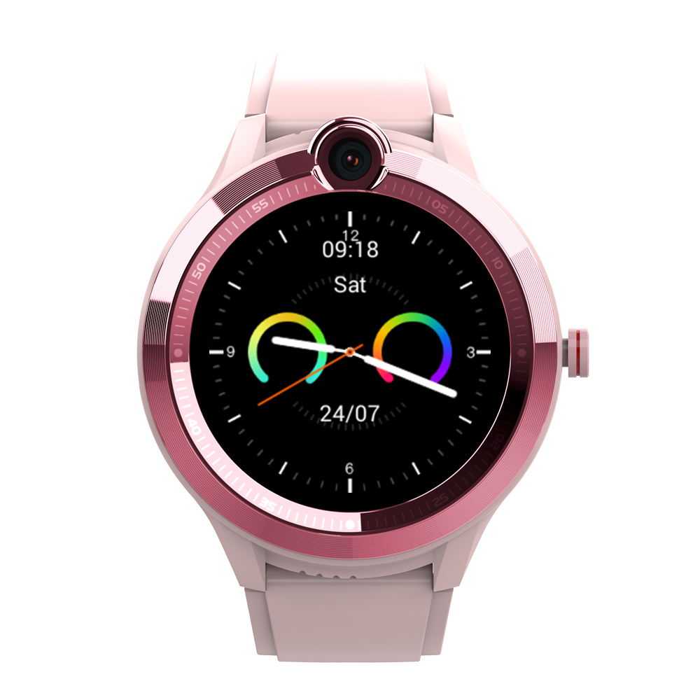Top-Level 4G Smartwatch SIM Card Slot IP68 Water-Resistant GPS Music Video Calls Payment Android OS Carbon Fibre Case
