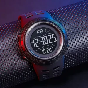 Men's Digital Sports Watch Large Face Waterproof Wrist Watches for Men with Stopwatch LED Back Light