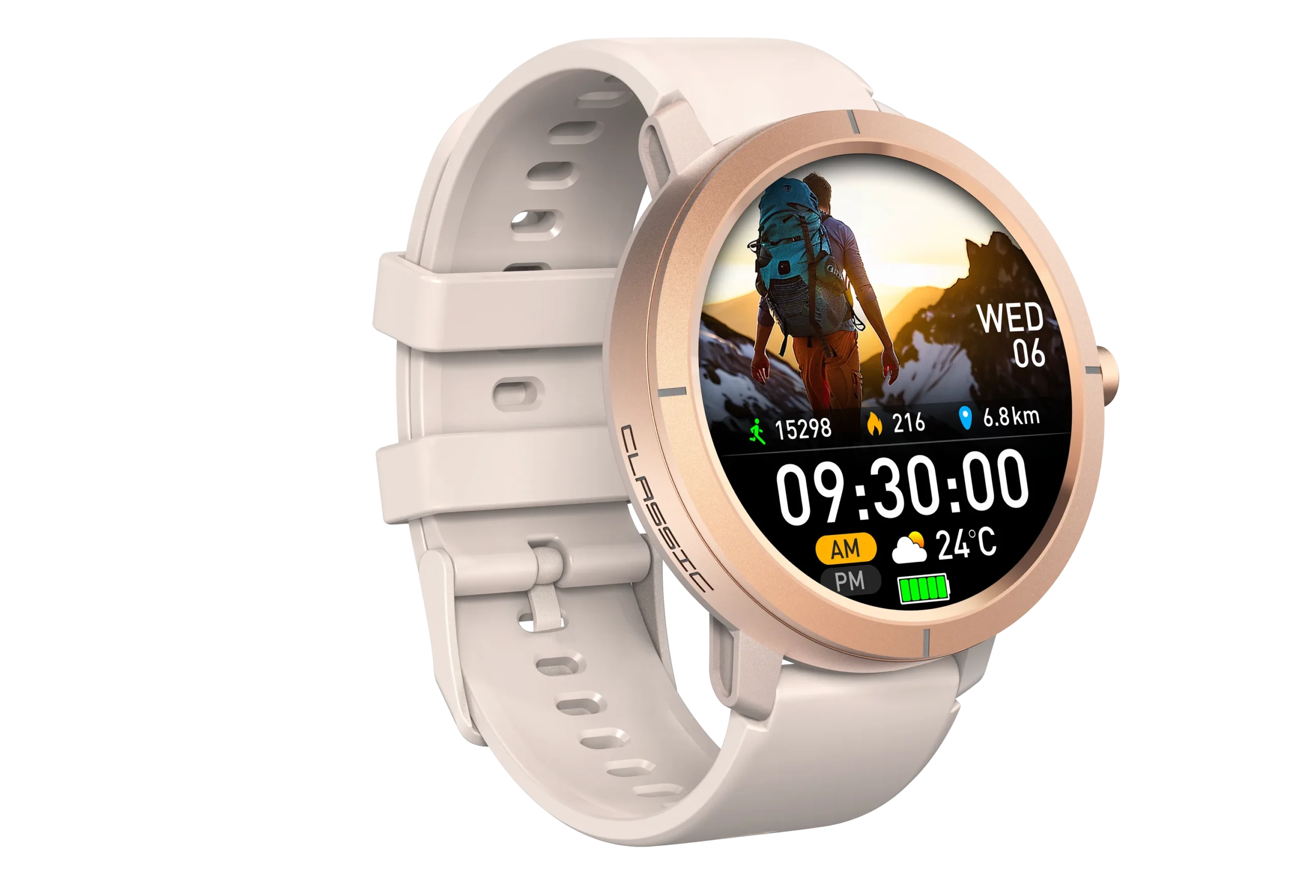 Smartwatch with GPS Positioning Compass Call Function Health Fitness Sports Smart Watch Pack of 3 - Image 3