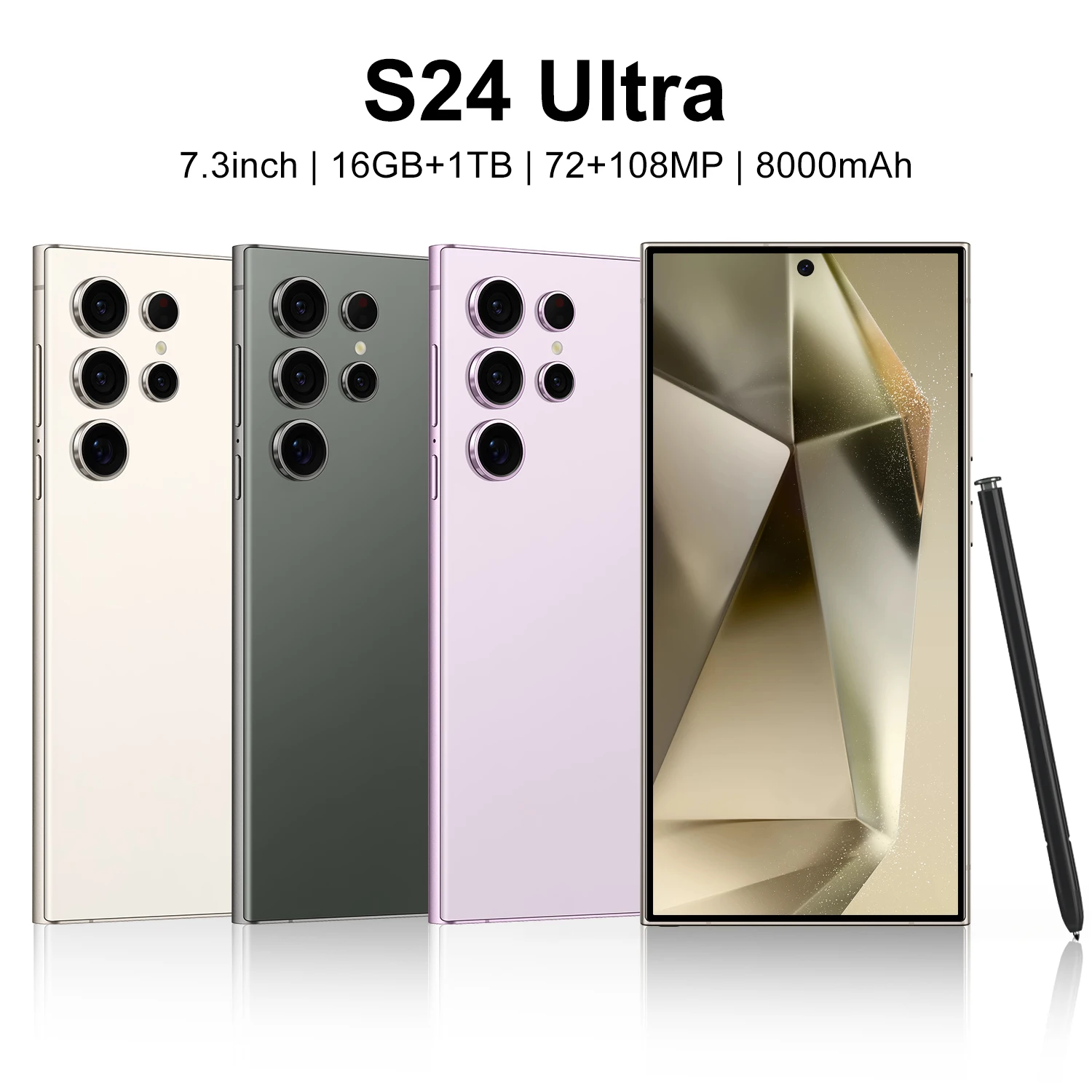 Factory Directly S24 Ultra 16GB+1TB Phone 0riginal Full Display Android Mobile Cell Smart Phone New Cell for Sale I16 MA60 Pro - Image 2