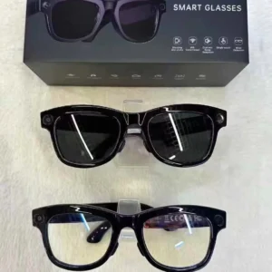 MINGTAIHE New Smart Glasses 4K HD Camera WiFi Music Player USB Charging Hands-Free Recording Cycling Running Vlog Open Ear Pack of 2