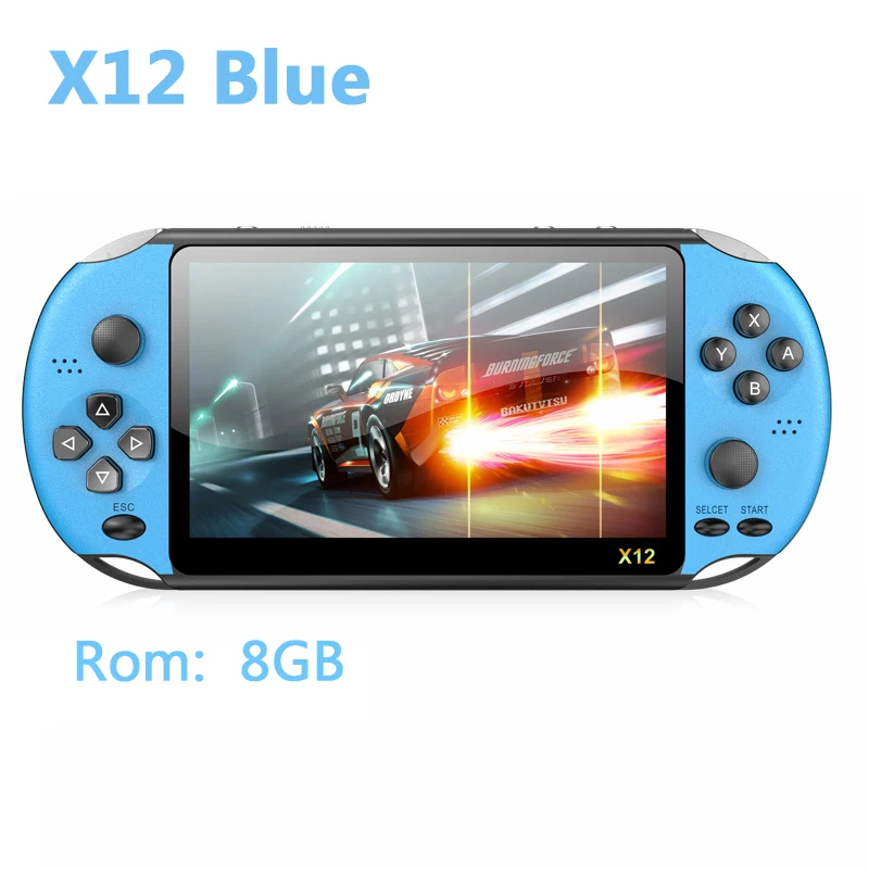 X12 Handheld Game Console 5.1 Inch Portable Gamepad Ns 8 Bit Arcade Video Game Console - Image 3