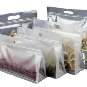 Custom Logo BOPP Stand-up Pouch Flat Bottom Zipper Lock Moisture Proof Black Coffee Bean Bag Pet Food Packaging Pack of 100