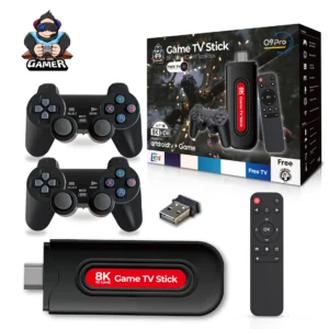 Zoku Q9PRO X2plus Retro Classic 8KHD 40000+ Wireless TV Game Console with Factory's 8KHD 40000+ Wireless Controller for Kids