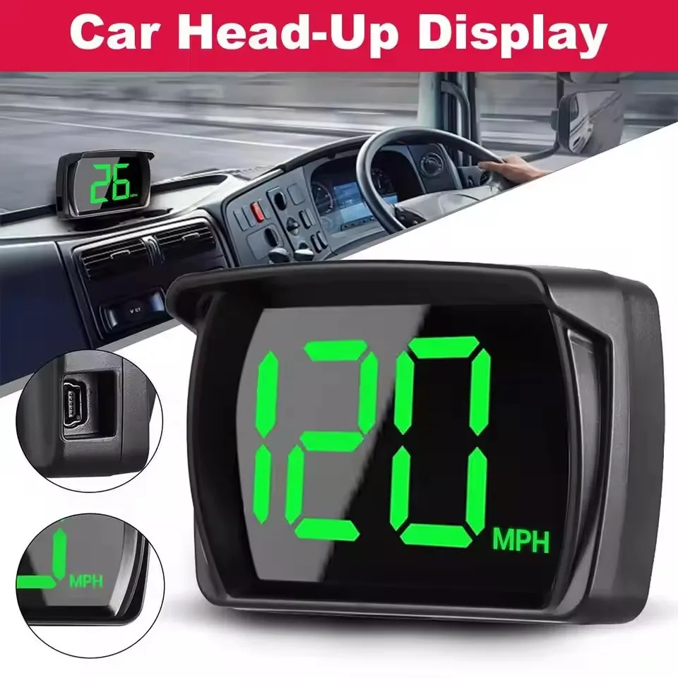 Car Universal Car Head-up Display GPS Head-up Display Car HD Universal HUD Head-up Display Automotive Electronics Pack of 100 - Image 3