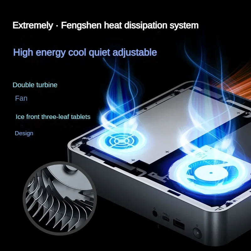 Lenovo Xiaoxin Mini Pocket Host High Performance Business Desktop PC (Core 13 Generation I7-13700H 32G 1TB High Speed SSD) Pack of 2 - Image 3