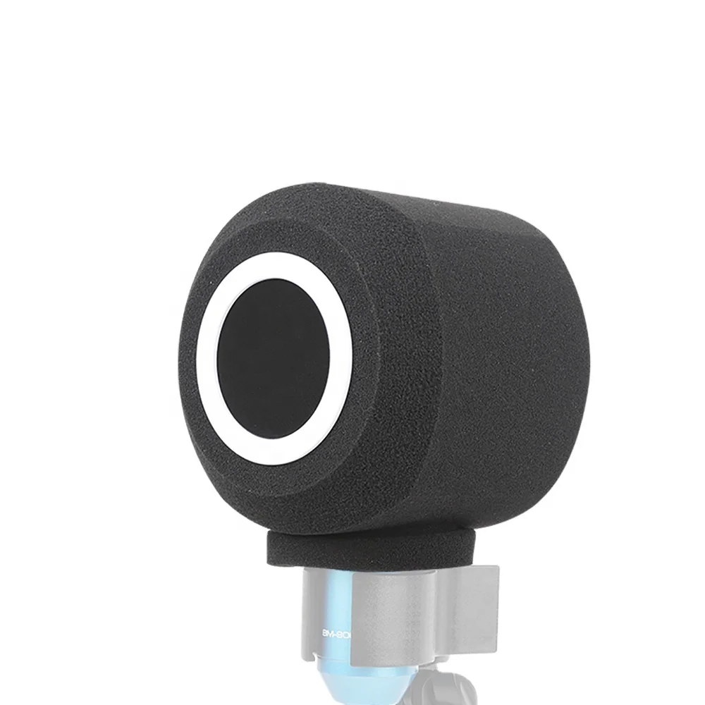 Small Live Karaoke Recording Equipment Microphone Soundproof Cover Windproof Noise Reduction Dynamic Microphone Sponge Cover