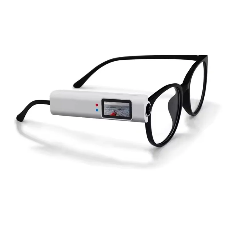 Unisex S110 4K HD Smart Glasses High-Definition Built-In Camera Display Anti-Glare Transparent Lenses Wearable Headset for All