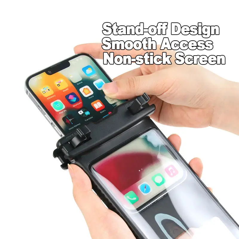 IP68 Universal Hard Water-Proof Case with Detachable Lanyard Protector Swimming Waterproof Mobile Phone Pouch Bag Pack of 50 - Image 4