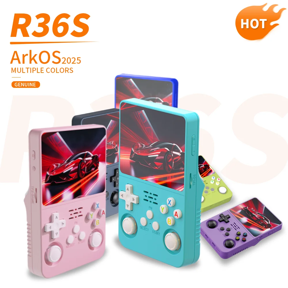 R36S Best Selling Colorful Handheld Mini Retro Game Box Classic Console Video Game Player Boy - Image 2