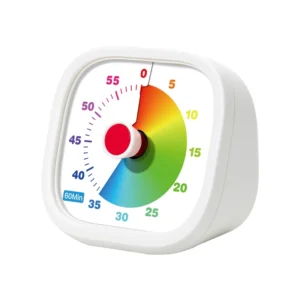 Wholesale White Gradient Square Kitchen Timer Reminder Home Baking Tools Timers Student Learning Timer 60minutes