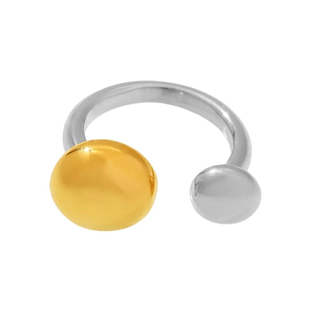 Unique Fine Rings Stainless Steel Headphone Shaped Ring High Polished Silver Special Waterproof Adjustable Rings for Women Pack of 6 - Image 4