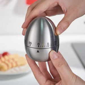 Timer Mechanical Kitchen Timer for Cooking Shower Study Stopwatch Egg Apple Reminder Alarm Clock Cooking Countdown Time Timer Pack of 2