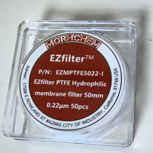 EZMPTFE5022 Customizable OEM Syringe Filter Acid-Resistant Alkaline-Resistant Hydrophobic Properties 50mm 0.22 m PTFE 100pcs