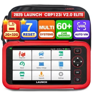 LAUNCH CRP123I V2.0 Elite OBD2 Scanner 2025 Lifetime Free Update Tool for Engine ABS SRS Diagnostics Tools