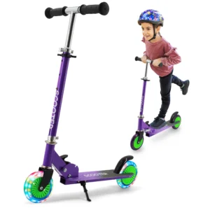 Kick Scooter Height Adjustable Kids Scooter Foot Scooter with Foldable Handle Bar for Kids