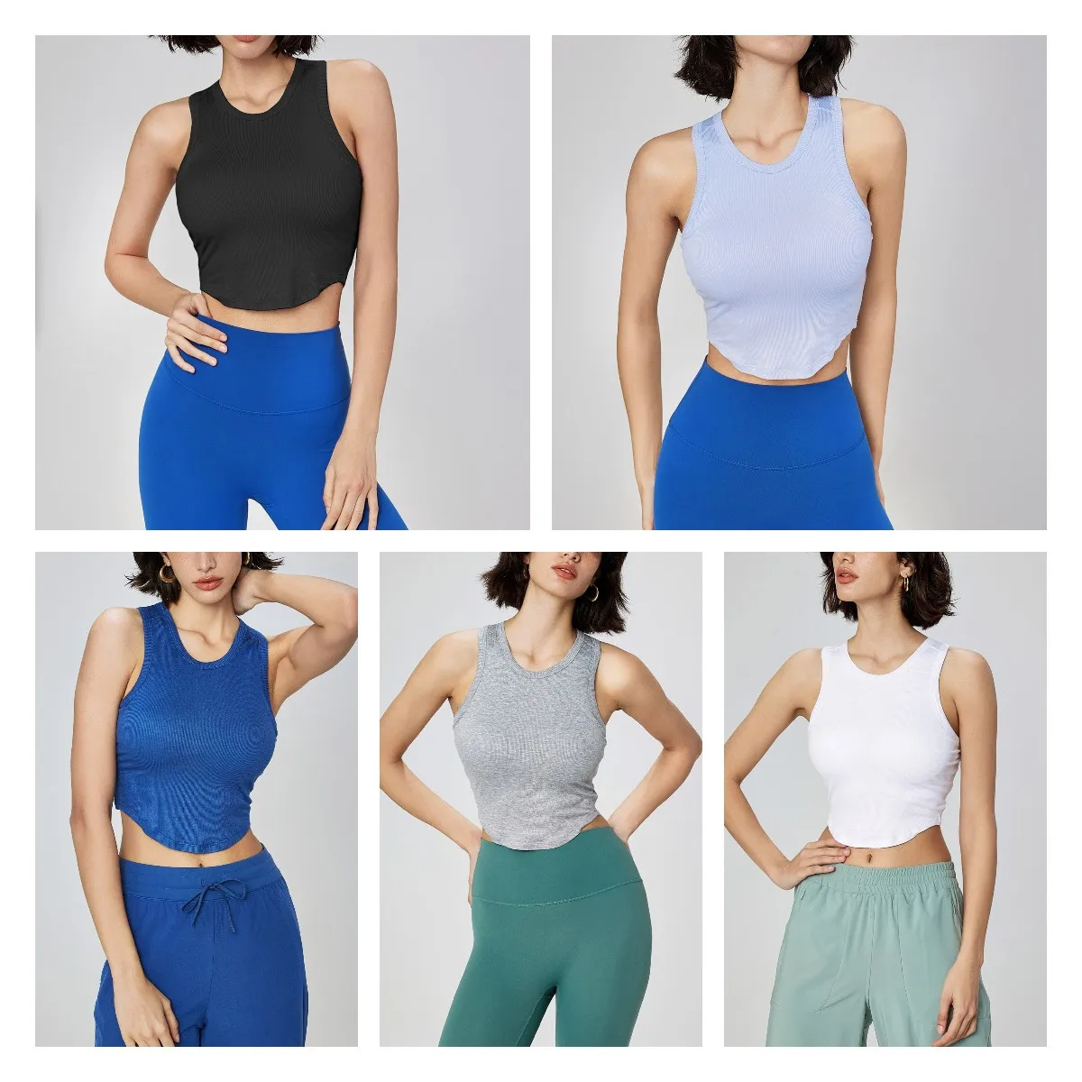 Beauty Back Fitness Wear Yoga Beautiful Naked U Neck Push-up Yoga-gal Vest Yoga Sports Wear Women's No Steel Ring Bra Pack of 2 - Image 2