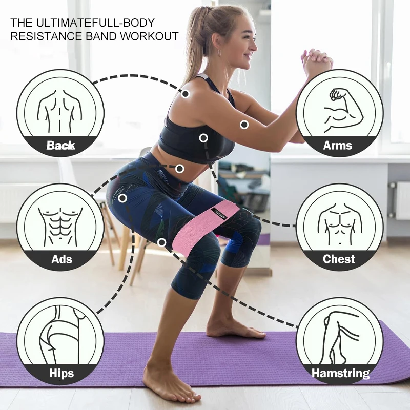 Customized Logo Fitness Exercise Trophy Hip Belt Set Exercise Ring Resistance Belt Yoga Ring Pilates Circle Pack of 50 - Image 3