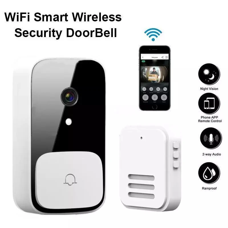 Remote APP Control Wireless Home Supervision Wifi Small Home Video Security Door Bell Camera M5 Smart Doorbell - Image 2