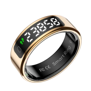 R11 Smart Ring 3.3g 5ATM Waterproof Wireless Charging Heart Rate Sleep Health Monitor Step Distance Fitness Tracker