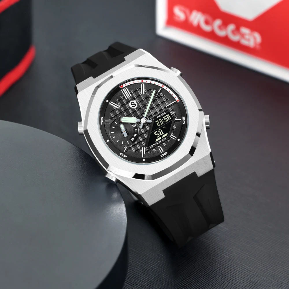 Multifunctional Automatic Synchronous Training Fitness Mountaineering Scratch Resistant Water - Resist Electronic Quartz Watches - Image 3