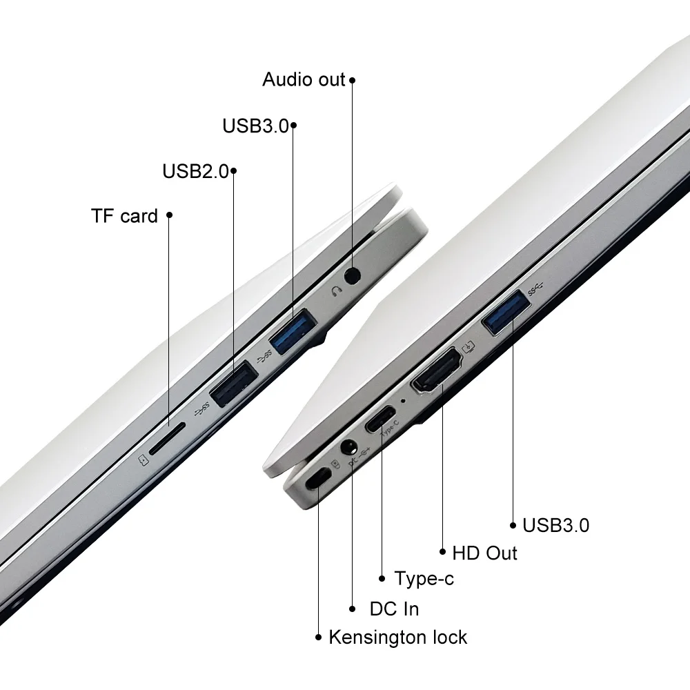 Manufacture 15.6 Inch Intel N5095 Cpu 8gb Ddr4 RAM 256GB M.2 Ssd All in One Pc Notebook Computer Laptop - Image 4