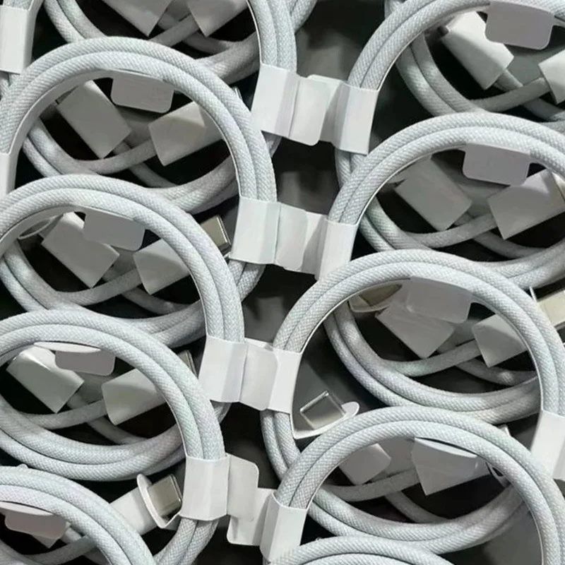 PD Fast Charging Weaving Type C to C Cord 1M 2M 60W USB-C Charge Cable 16 15 14 13 12 Pro Max for iPhone 17 Pack of 100 - Image 4
