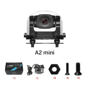 A2 Gimbal Camera Ultra-Wide Lightweight 3-axis Metal & Plastic Zoom Drone Camera Video Transmitter