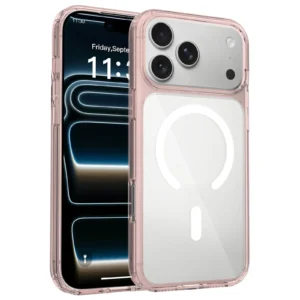 Anti-Scratch Cell Case Back Cover Support Wireless Charging Rugged Clear Magnetic Mobile Case 16 15 14 for iPhone 17 Pack of 50