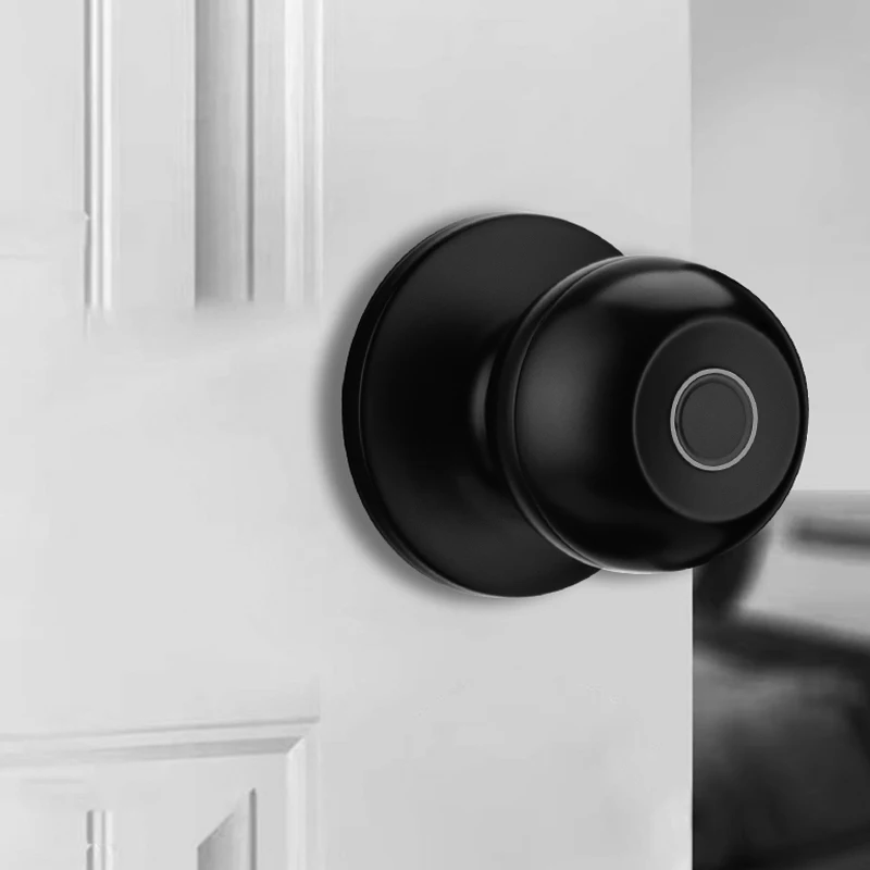 Tuya Ttlock Smart Knob Lock Security Fingerprint & Remote Keyless for Wood Door Home Office Room Memory Card Wifi Connectivity Pack of 30 - Image 4