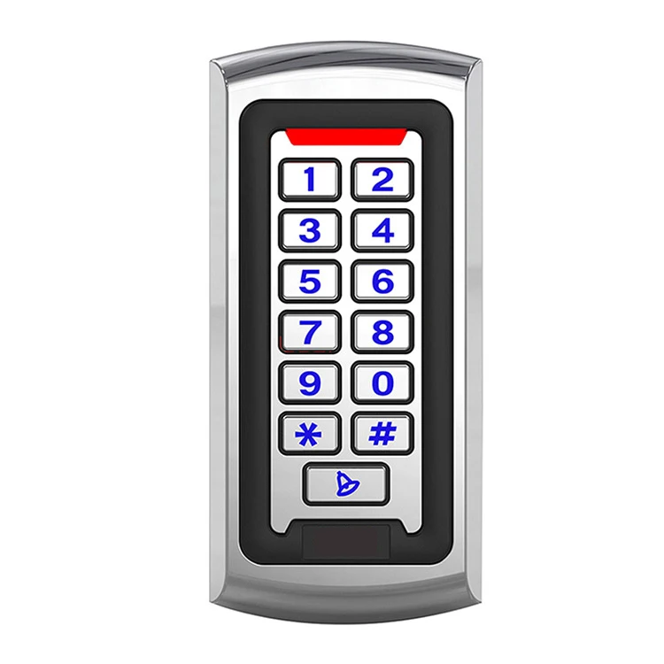 Standalone 125KHz IP68 Waterproof Wiegand Protocol Numeric Keypad Standalone Metal Doorbell 8cm Reading Cards Access Control - Image 2