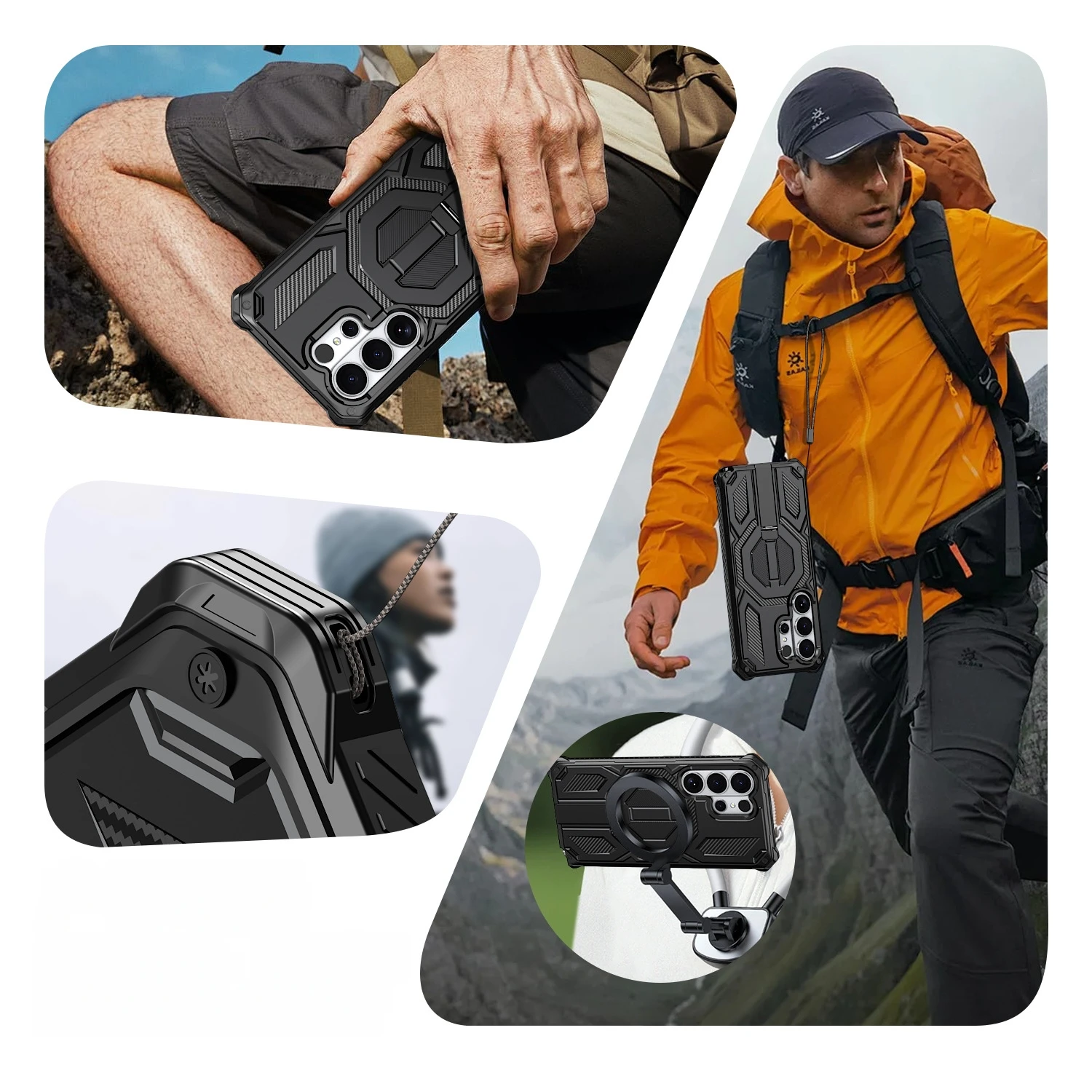 Explorer 3-in-1 Rugged Case with Front Frame - Shockproof Full Protection for Samsung Galaxy S26 Ultra S25 Ultra Pack of 10 - Image 4