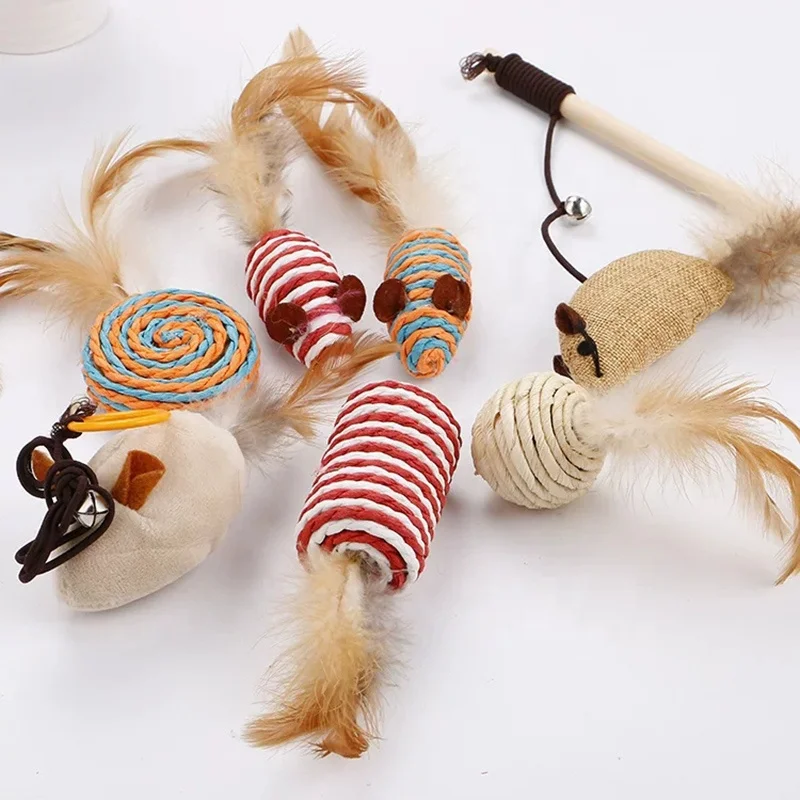 Interactive Cat Toy Set 7 Pcs Mouse Toy Gift Box for Best Cat Toy Ever - Image 4