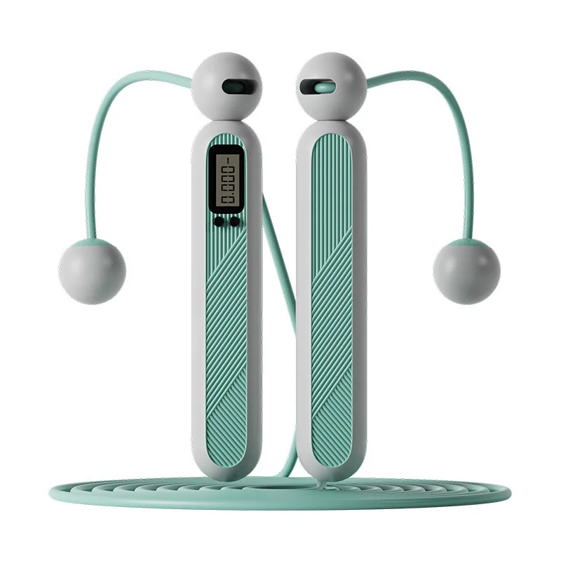 Electronic Digital Smart Counter Fitness Training Jump Rope Steel Wire Skipping Cable Speed Rope Pack of 10 - Image 4