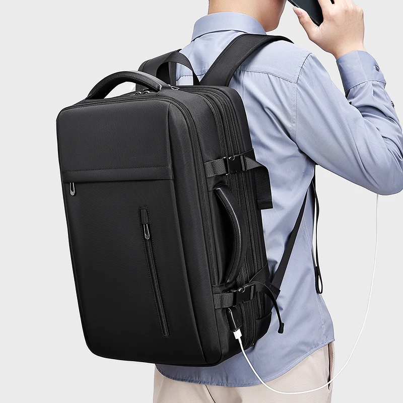 New Multifunction Large Capacity Usb Raincoat Backpack Business Travel Laptop Backpack Bag Men - Image 2