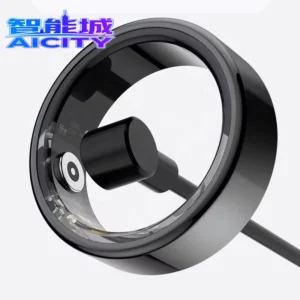 Anillo Inteligente Fitness Tracker Smart Ring Waterproof for Android Exercise Rings Heart Rate Oxygen Temperature Detection