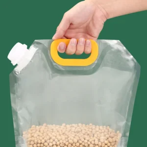 Insect-Proof Stand up Pouch for Grain Storage Food Sealed Bag for Milk Pet Food Jelly Storage Stand up Drink Spout Pack of 100