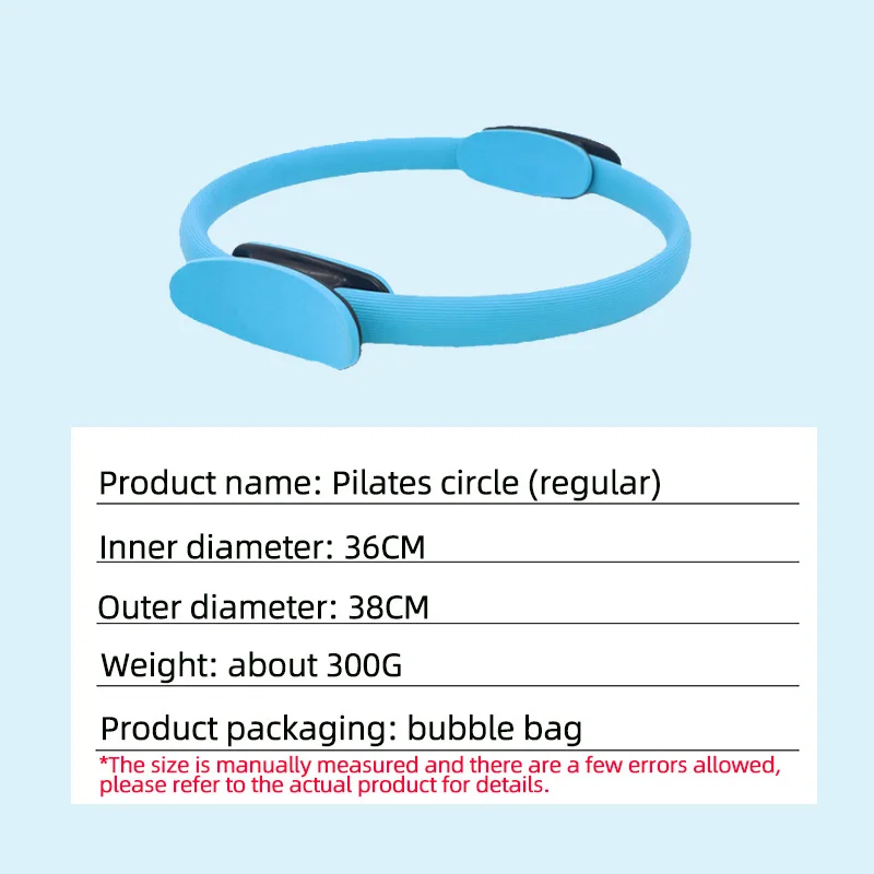 Portable Pilates Hoop Thin Waist Yoga Ring Circle Wholesale Exercise Fitness Equipment for Workout Sports Pack of 2 - Image 4