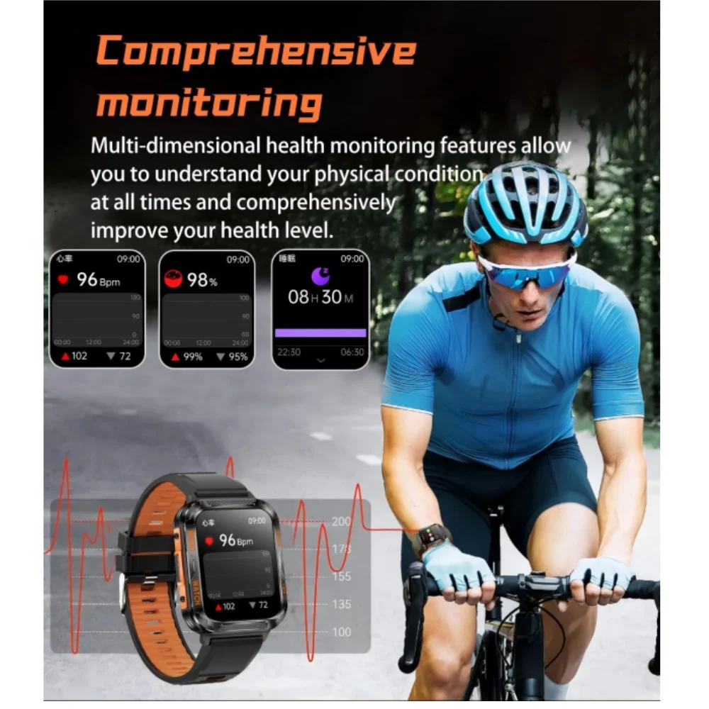 Outdoor Sports Smart Watch Supports Caching Music Locally Connecting to BT Earphones and Speakers 600mAh Big Battery - Image 4
