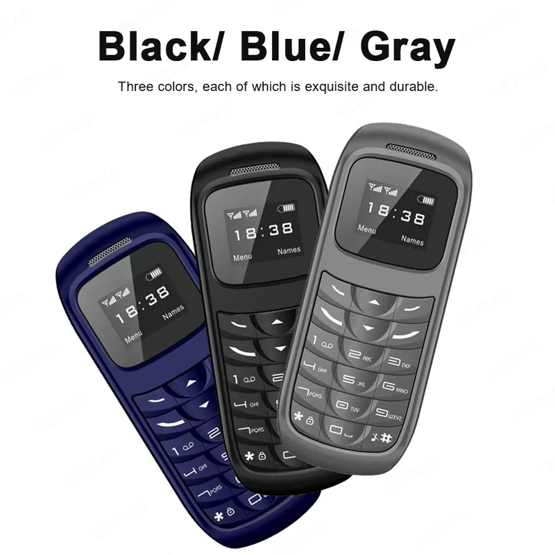 BM70 Mini Mobile Phone 2SIM Standby Bluetooth Dialer Call Recording Magic Voice MP3 Player Blacklist Small Cheap Cellphone Pack of 5 - Image 3