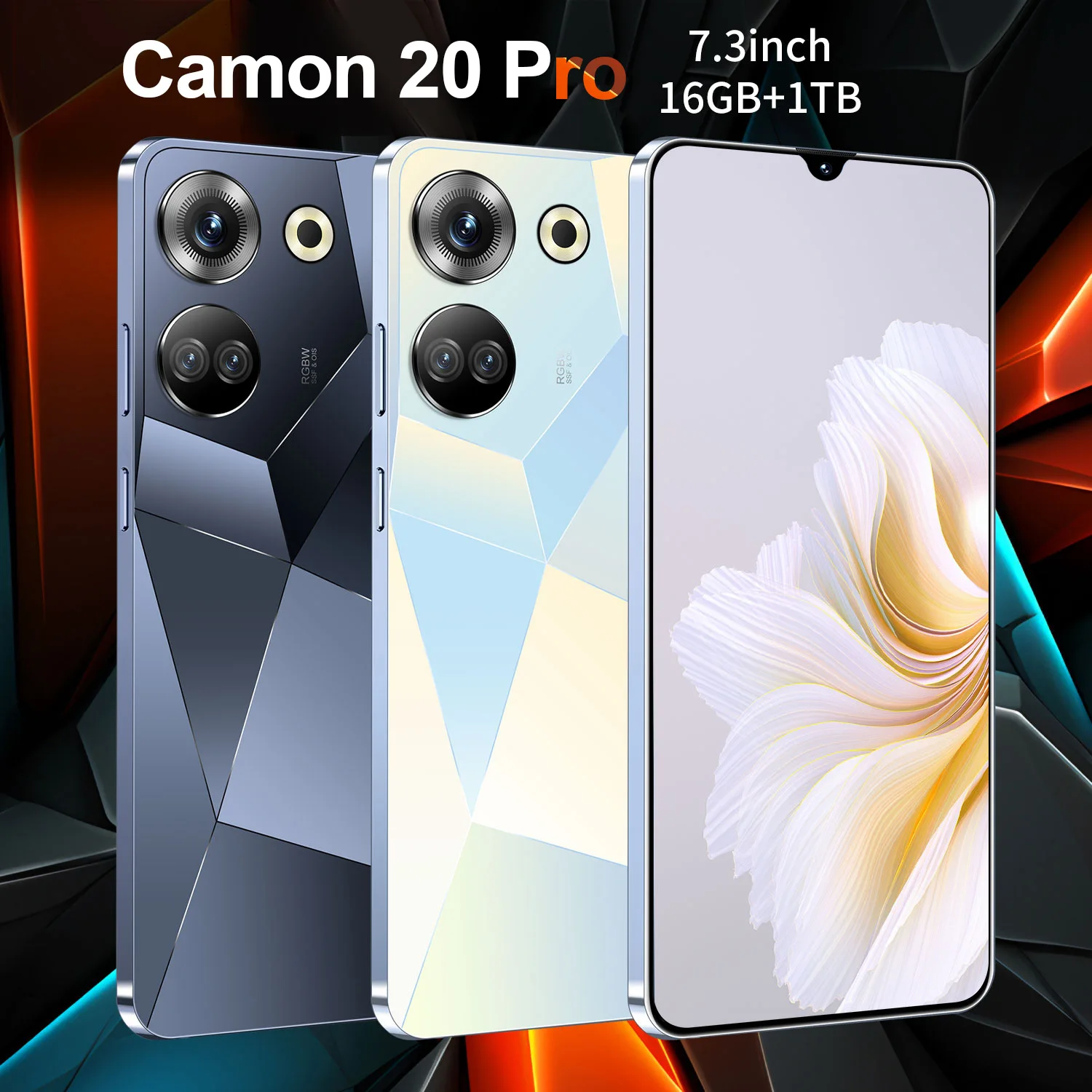 Cross-border New Smartphone Camon 20 Pro 16+1T Large Memory 5G MediaTek Processor 2500-2999mAh Battery 8MP 3GB
