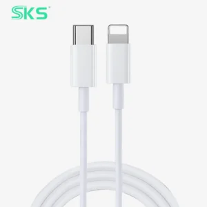 Type-C to 8-Pin Charging Cable-CM-8P ABS Shell 3A Fast Charging Data Cord for Smartphones Tablets & Printers (1 Meter)