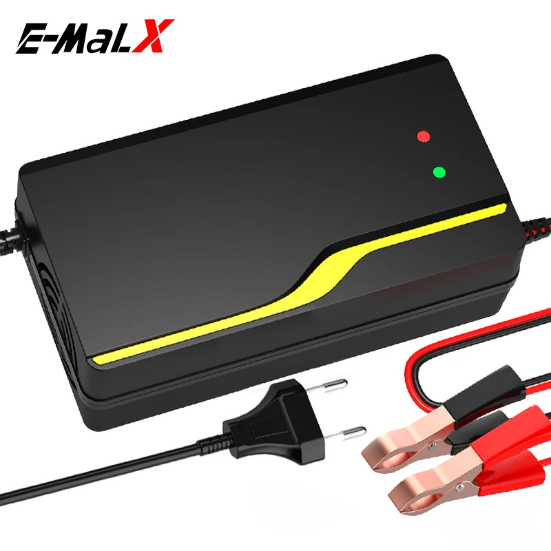 Portable Car Battery Charger 12V8A 12V Gel AGM Dry and Wet Deep Cycle Trickle Battery Charger - Image 4