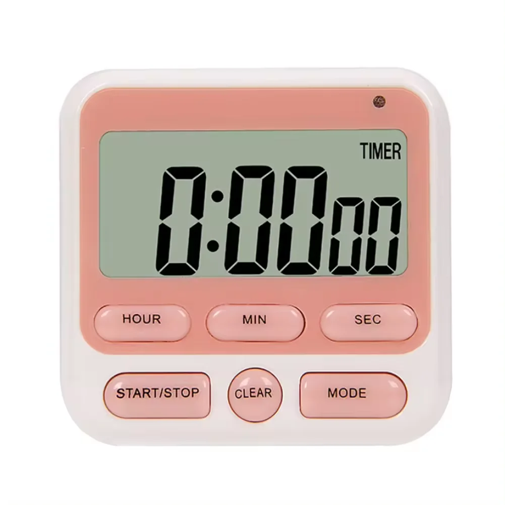 Magnetic Alarm Timer Sleep Stopwatch Clock Digital Display Home Kitchen Cooking Countdown Timer Alarm Reminder Pack of 100 - Image 2