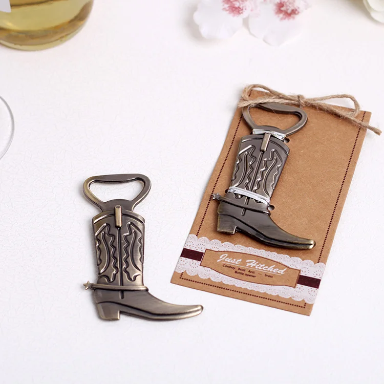 Factory Creative Cowboy Boots Beer Bottle Opener Novelty Metal Crafts Wedding Party Door Small Gifts Wholesale Pack of 10 - Image 3