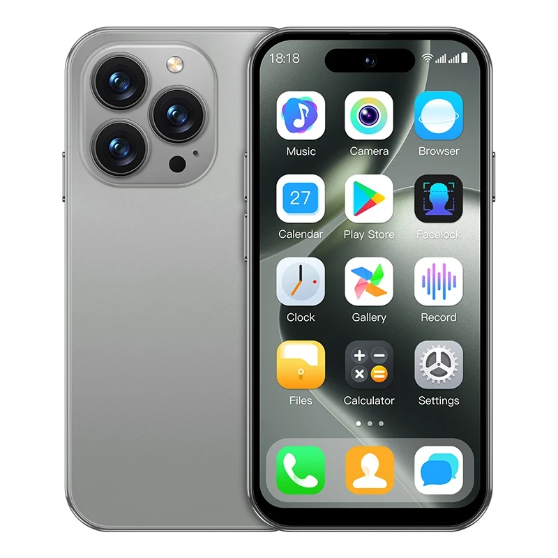 ONEMYTH M16 Pro Mini Smartphone 2GB RAM 16GB ROM 4" Display 5MP Camera Dual SIM Card Android10.0 3G Mobile Phone With Play Store Pack of 5 - Image 4