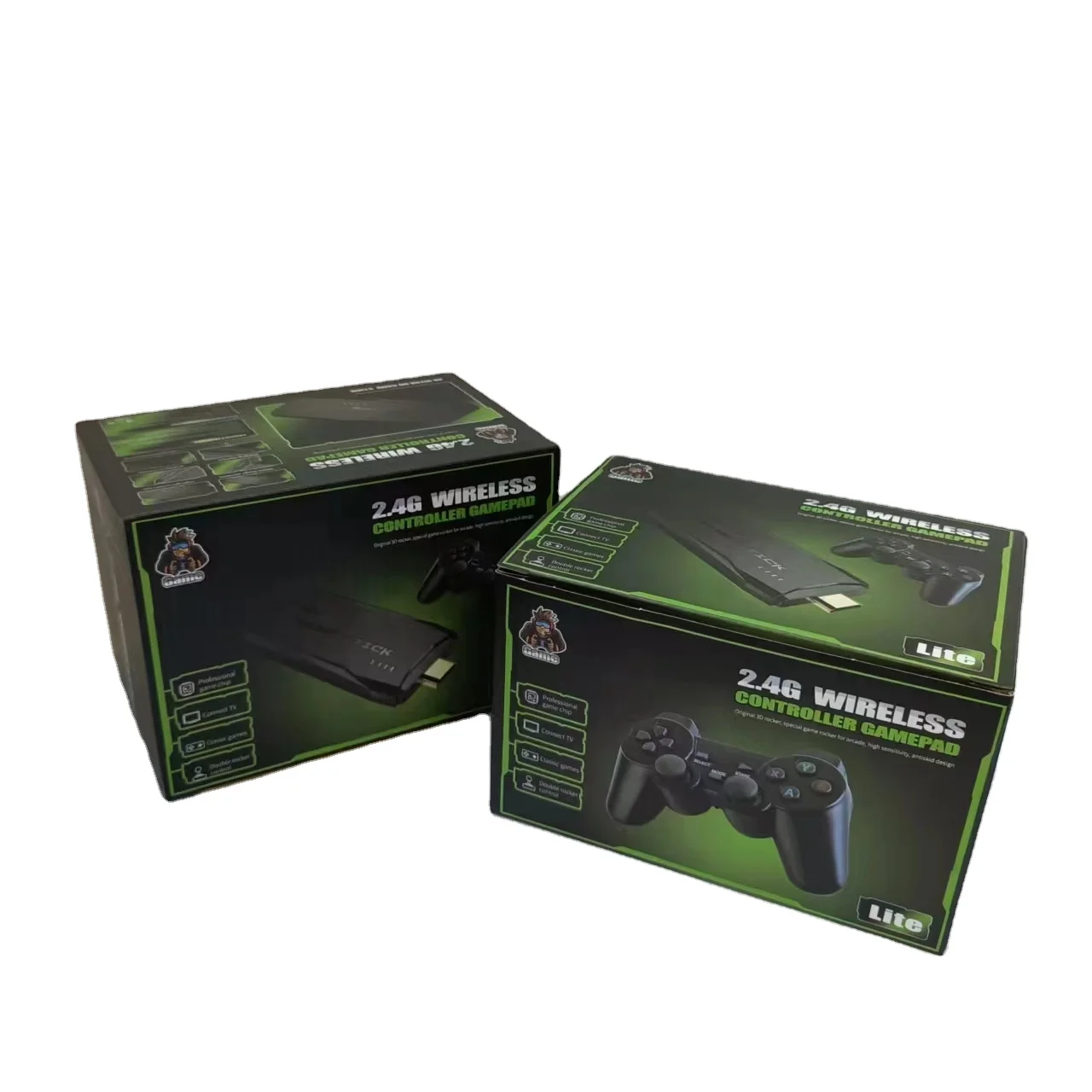 Ergonomic Game Wheel Steering Joystick with Wireless 2.4GHz Connection Model M8 for Multiple Game Consoles Pack of 5