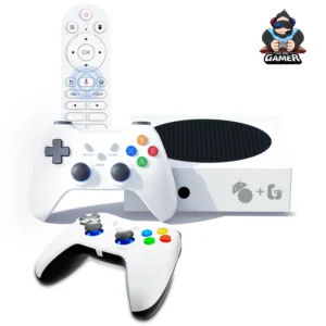 Wholesale Price G8 Game Box with Double Wireless Controller 905Y2 OS Android 14 BT5.4 Voice Assistant Game Console RAM 2GB 16GB