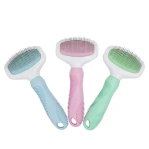 Factory Wholesale Custom Logo Cat Hair Pin Brush Dog Pet Grooming Slicker Brush Pack of 10