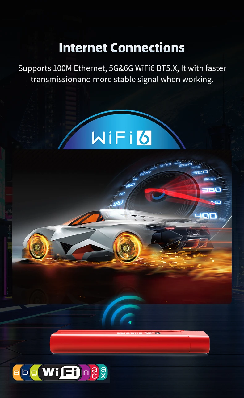 16GB G1 Video Game Stick 30000 Video Game Console 5G/6G Dual Wifi Dual Wireless Controller Video Game Stick Pack of 2 - Image 4